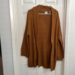 Daytrip burnt orange cardigan SIZE M